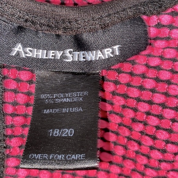 ASHLEY STEWART pink top size 18-20 - Picture 3 of 5